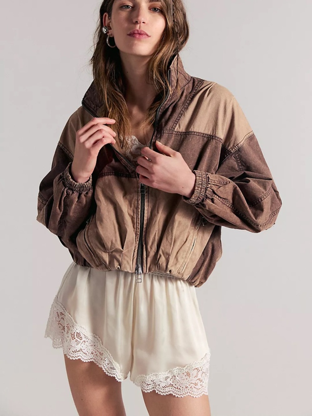 Free People Intimately Meet Me In The Middle Tap Shorts - NWT